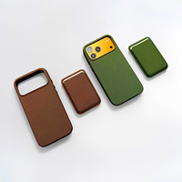 Magnetische TechWoven Telefoonhoesje+Kaarthouder Portemonnee voor iPhone 17 Pro Max 17 Pro voor Magnetische Kaarthouderhoesje Telefoonaccessoires