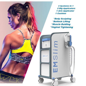 Máquina de Escultura Corporal EMS 2024, la Más Nueva, 13 Tesla, para Pérdida de Peso, Adelgazamiento Corporal, Estimulador Muscular EMS <span class=keywords><strong>NEO</strong></span> RF, con 2/4 Manijas - Product Image 2