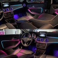 Kit d'éclairage ambiant sur mesure pour Mercedes-Benz Classe A W176 Classe B W245 CLA W117 Éclairage intérieur multicolore