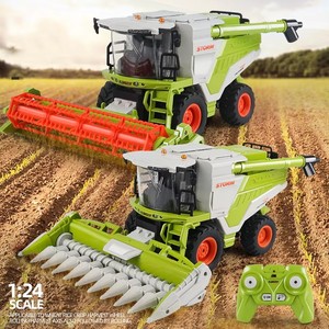Tracteur agricole télécommandé pour enfants 2.4G avec sons, lumières et pulvérisation, modèle <span class=keywords><strong>moissonneuse</strong></span>-<span class=keywords><strong>batteuse</strong></span> pour enfants - Product Image 1