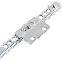 Herrajes Para Muebles Correderas 17 mm latéral deux voies rainure coureur tiroir glissière Rail roulement à billes cuisine étagère support montage