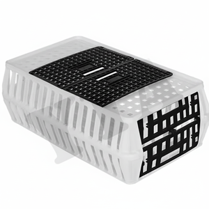 AYTAV Nuevo Jaula Cónica de Transporte de Pollos con Apertura Superior Lateral, Capacidad para 10-12 Aves, Material PE, Todas las Estaciones, -20°C a +80°C, Larga Vida Útil - Product Image 2