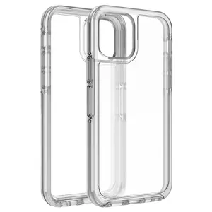 Orijinal paket temizle simetri cep telefonu çanta & iPhone kılıfları 12 Pro Max XR XS 8 artı simetri cep telefonu kılıfları logo