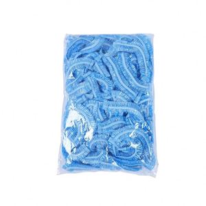 Bonnet de douche jetable transparent en PE pour adulte, réglable, épaissi, imperméable, élastique, écologique, pour spa et soins capillaires - Product Image 2