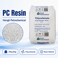 Granul Resin Polikarbonat PC Transparan Virgin Tahan Api untuk Wadah Plastik Transparan HC-30T