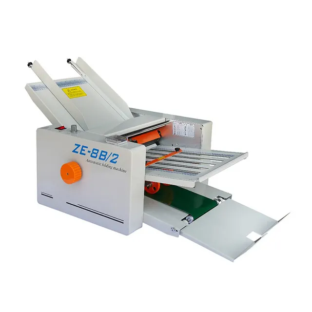 ماكينة طي الورق عبر سطح المكتب القياسية [2] ، سعر ماكينات طي الورق الورقي عالي السرعة [CE/2]