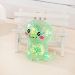 Slow Rising Axolotl Squishy Toy - Stretchy Maltose <b>Fidget</b> for Stress Relief, Kawaii Soft Squeeze Sensory Play for Kids & Adults - Product Image 4