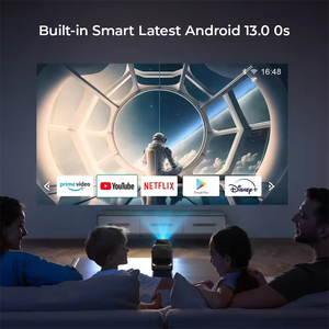 Nâng cấp xách tay Hy 320 chiếu thông minh rạp hát tại nhà <span class=keywords><strong>Android</strong></span> 13 LCD Wifi 4K HD 270 ANSI Lumens TV BT5 tự động mini chiếu - Product Image 6