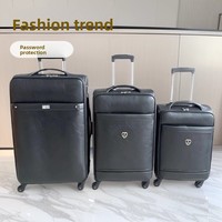 Valises de voyage haut de gamme classiques à ouverture latérale, style rétro, étanches, avec roulettes pivotantes, personnalisables, vente en gros