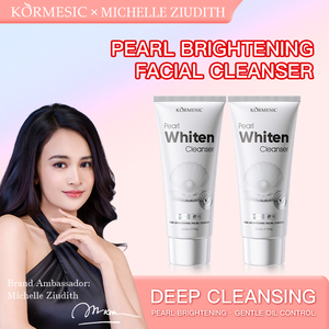 KORMESIC Marque Privée Vente en Gros 100g Nettoyant Visage Éclaircissant à la Glycérine Perle Éclatante Hydratant Équilibrant le Sébum - Product Image 2
