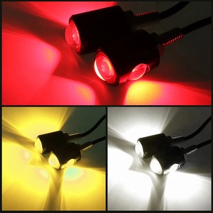 Luces para matrículas de coches y motocicletas, lente LED COB, luces de tornillo de doble lámpara, luces de marcha atrás Rogue, luces decorativas tipo ojo de águila - Product Image 4