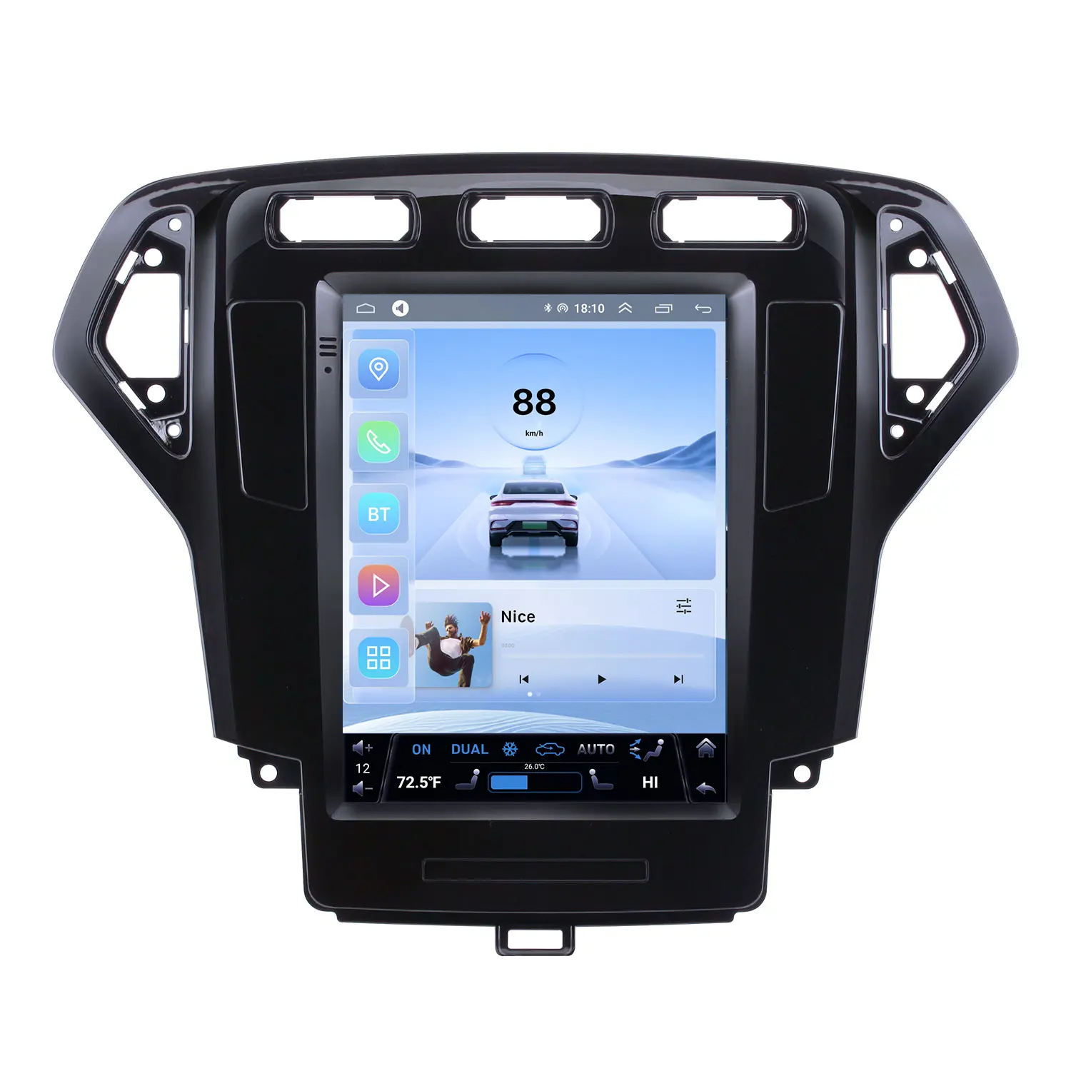 HD Touchscreen Radio Android 10.0 9.7 inch GPS Navigation support Digital TV for 2007 2008 2009 2010 Ford Mondeo mk4