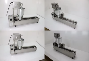 Máquinas eléctricas automáticas de gas de alta producción para hacer rosquillas, grandes máquinas comerciales para freír rosquillas - Product Image 5
