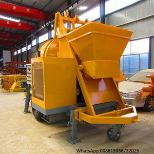 Pompe à béton mobile à <span class=keywords><strong>moteur</strong></span> diesel, mélangeur continu, haute qualité, transport vertical 120m/horizontal 500m, 30m/h - Product Image 5