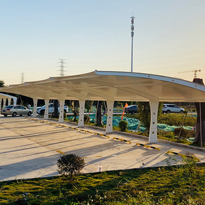 Système de montage de carport solaire en acier inoxydable et acier au carbone SHENHAUR, structure de stationnement photovoltaïque étanche pour carports solaires - Product Image 2