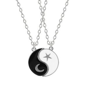 Nuovo Arrivo Unicorn Migliore Amico di Coppia Rotto Del Pendente Del Cuore Della Collana Per I Bambini - Product Image 5