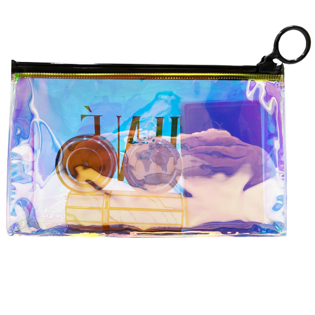 Slider Handle, Portable Travel Luggage Pouch, Clothes Storage Bag, Organizer, Vinyl Storage Bags, Dual Zippers