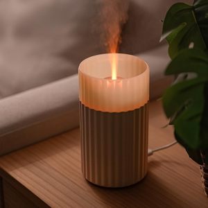 Colorful Flame Rechargeable Aroma Diffuser <b>Humidifier</b> Portable USB Charging Noiseless Fire Essential Oil Diffuser for Car 1 Year - Product Image 4
