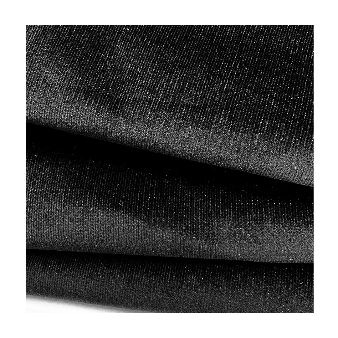Versand bereit günstiger Preis T/C elastisch 75% C 23% T 2% SP Reverse Fleece Stretch 28W Cord gewebe