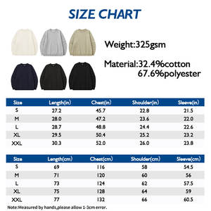 Wholesale 325G Heavy Cotton O Neck <b>Men's</b> <b>Hoodie</b> Oversized Retro Sweatshirt with for off Shoulder Solid Pattern for Autumn Season - Product Image 6
