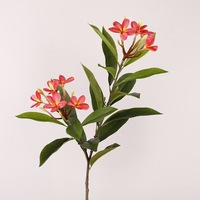 Vente chaude Mini Soie Real Touch Fleur De Frangipanier Artificielle pour La Maison Fête De Mariage De Noël et Décorations De Remise Des Diplômes