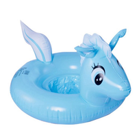 Bouée gonflable licorne cheval en PVC pour enfant, siège de piscine, anneau de natation, pour moins de 3 ans
