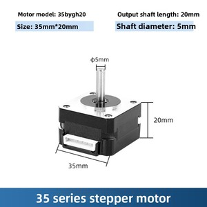 Motor paso <span class=keywords><strong>a</strong></span> paso NEMA 14 bipolar híbrido de 4 hilos y 24 V, mini motor paso <span class=keywords><strong>a</strong></span> paso para extrusor de impresora 3D - Product Image 5