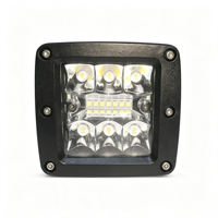 Projecteur de travail LED rectangulaire 3,3 pouces 39W, étanche IP68, 12-48V, 2650 Lumens, lampe auxiliaire de conduite pour voiture tout-terrain, camion, chariot élévateur