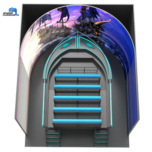 เครื่องจำลองภาพยนตร์ VR 9D 7D ในร่มเชิงพาณิชย์ โรงภาพยนตร์เบอร์มิวดาสตอร์ม อุปกรณ์สวนสนุกสำหรับสวนสนุกผจญภัย - Product Image 5