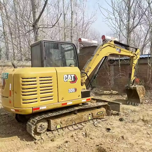 Low Working Hours Used Caterpillar Cat 306e 306e2 Cat305 Cat305.5 Cat307 6ton <b>Mini</b> Excavator for sale - Product Image 3
