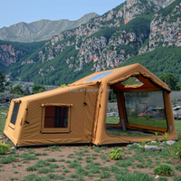 Nouvelle tente de camping gonflable combinée de grande taille pour les fêtes en plein air en famille
