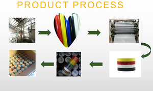 <span class=keywords><strong>Film</strong></span> PET <span class=keywords><strong>Mara</strong></span> de couleur rouge avec colle acrylique auto-adhésive 5S Isolation du transformateur à fines rayures <span class=keywords><strong>Mara</strong></span> Polyester Ruban électrique - Product Image 6