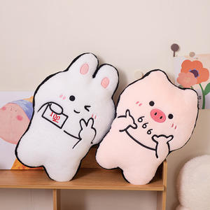 Мягкая плюшевая подушка в форме сердца - Product Image 6