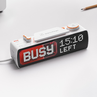 Chipboard Flipper Busy Bar Led Pixel Productivity, Layar Status yang Dapat Disesuaikan dengan Sumber Terbuka, Timer & Aplikasi Pomodoro, Ramah Hacker