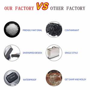 กระเป๋าเก็บของแบบมีซิป EVA แข็งออกแบบได้ตามต้องการกระเป๋าสำหรับใส่ของแบบสายอาชีพ/คลิปมายากลไร้สายชุดตัดแต่งขนแบบเรียบง่าย - Product Image 5