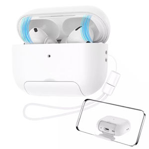 Funda protectora magnética de color sólido para auriculares Apple Blue Tooth Airpods4, funda protectora para auriculares - Product Image 2