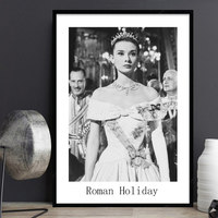 Klassische Romantische Italien-Szene Wandkunst Vintage Hollywood-Stil Filmplakat für Boutique Bar Café Nachttisch-Dekoration Gerahmte Drucke
