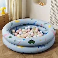 Runder aufblasbarer Kinder-Plans ch becken im Retro-Stil, verdickter Pool für den Heimgebrauch, besonders für Säuglinge und Kleinkinder.