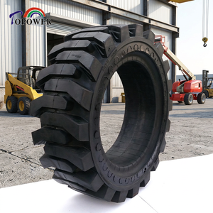 ยางตันสำหรับรถยก Genie Z45 ขนาด 12-16.5 นิ้ว จากโรงงาน  ใช้แทนยาง 10-16.5 สำหรับรถตักล้อยาง - Product Image 1