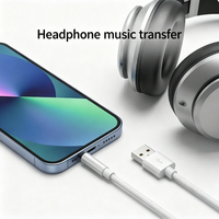 Adaptateur USB-C vers prise jack 3,5 mm, conducteur nickelé, câble en PVC durable de 15 cm, prise en charge du microphone, adaptateur pour haut-parleur/casque