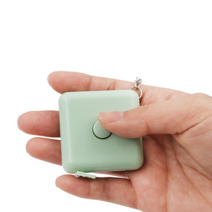 Mini llavero retráctil portátil cinta métrica Flexible cuadrado métrico Imperial Sastre cintas métricas para medición corporal - Product Image 6