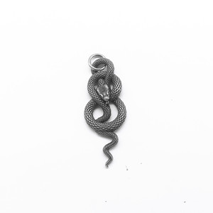 Yunnique-collar unisex con colgante de serpiente de acero de titanio, estilo Punk Hip Hop, joyería de moda con forma de animal - Product Image 2