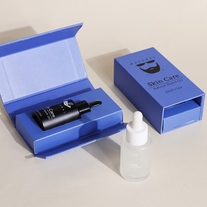 Confezione cosmetica di lusso 30ml di colore personalizzato Logo vetro olio essenziale 1 oz siero contagocce bottiglia con scatola regalo - Product Image 5