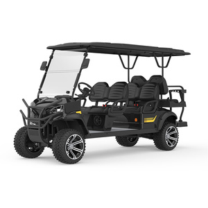 Vente en gros de voiturette de golf design personnalisé Véhicules utilitaires 6 places au lithium Kart de golf tout-terrain 48V 72V voiturette de golf scooters électriques - Product Image 4