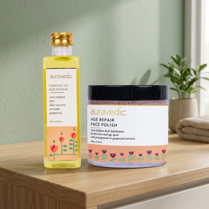Set de Cuidado Facial Antienvejecimiento con Aguacate Auravedic con Logotipo Personalizado para Mujeres 100ml+100g para Piel Madura - Product Image 3