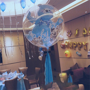 Día de San Valentín globos de dibujos animados de animales de globos oso pequeño globo en forma de proveedor Chino - Product Image 1