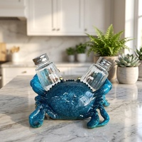 Figurine de tortue de mer en résine, statue d'animal marin, décoration de table pour la maison, ornement côtier, vente en gros