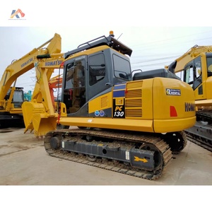 Excavadora Usada Komatsu PC130 de 13 Toneladas de Segunda Mano de Buena Calidad, Modelo Popular Japonés en Buen Estado, Disponible en Stock - Product Image 1