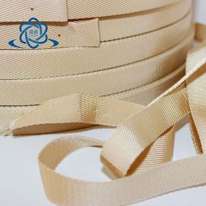 PPS <b>Webbing</b> Heat Resistant Insulation Tape For Electrical Components Filter Belts Solid Color Twill Style - Product Image 1
