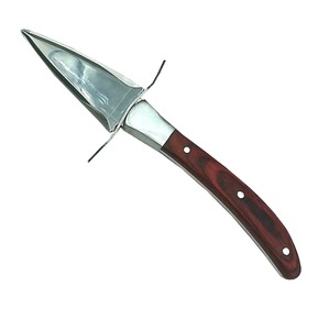 Cuchillo para Abrir Ostras de Acero Inoxidable - Abridor de Ostras Profesional con Mango Ergonómico de Madera para Mariscos y Crustáceos - Product Image 5